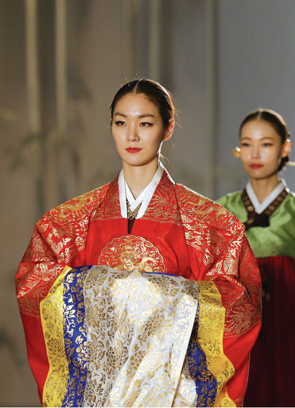 Silk hanbok clearance